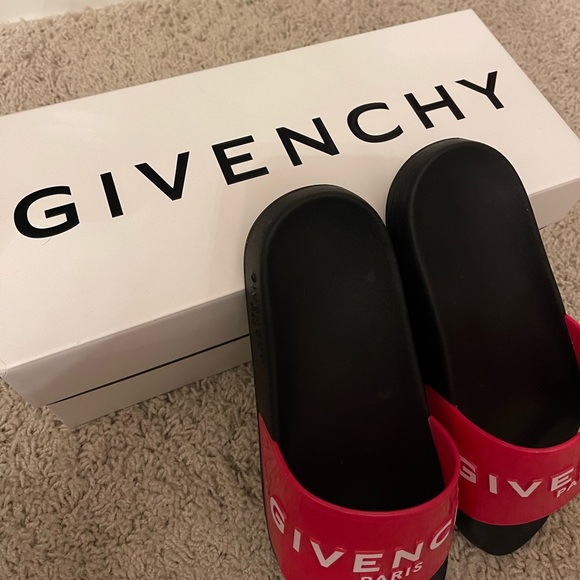 Givenchy Slide Flat Sandal Neon Pink 💕 - Picture 5 of 7